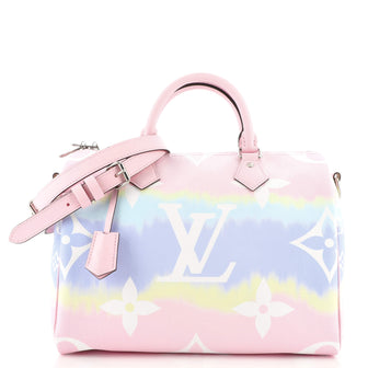Louis Vuitton Speedy Bandouliere Bag Limited Edition Escale Monogram Giant 30