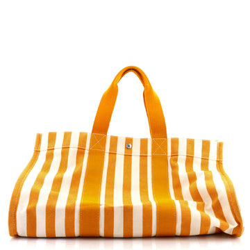 Hermes Cannes Tote Printed Toile GM