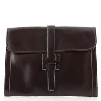 Hermes Jige Clutch Box Calf GM
