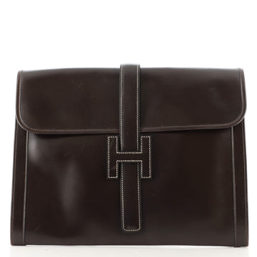 Hermes Jige Clutch Box Calf GM