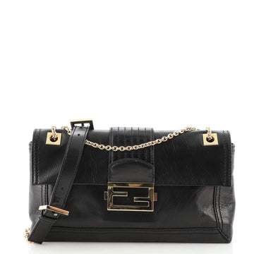 Fendi Chain Strap Baguette Leather Medium