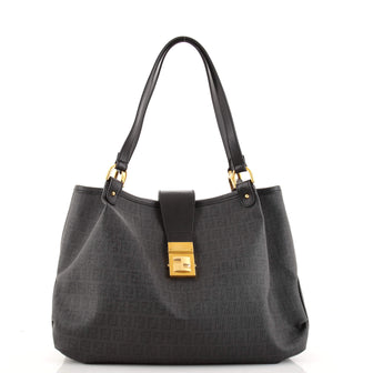 Fendi Chiusura Tote Zucchino Coated Canvas Medium