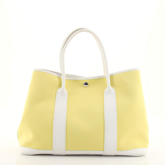 Hermes Garden Party Tote Toile and Leather 36