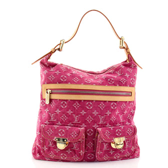 Louis Vuitton Louis Vuitton Baggy GM Pink Fuchsia Monogram Denim