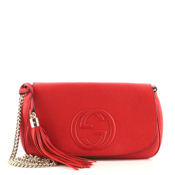 Gucci Soho Chain Crossbody Bag Leather Medium