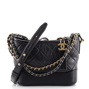 Chanel Gabrielle Hobo Quilted Aged Calfskin Small