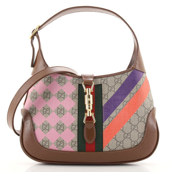 Gucci Jackie 1961 Hobo Printed GG Coated Canvas Small