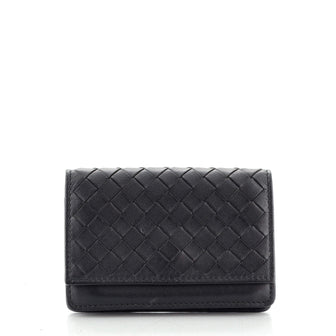 Bottega Veneta Flap Card Case Intrecciato Nappa