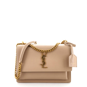 Saint Laurent Sunset Crossbody Bag Leather Medium