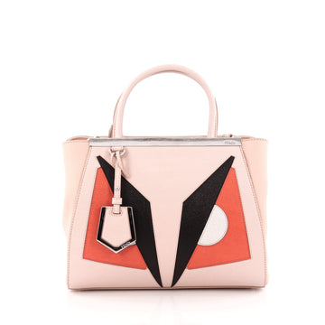 Fendi 2Jours Monster Handbag Calfskin Petite