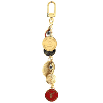 Louis Vuitton Globe Trunks And Bags Bag Charm - Gold Keychains