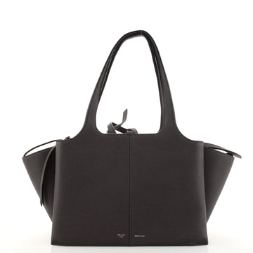 Celine Tri-Fold Shoulder Bag Grained Calfskin Small