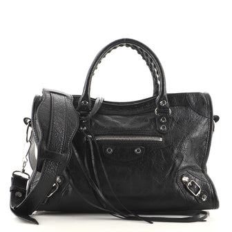 Balenciaga City Classic Studs Bag Leather Small