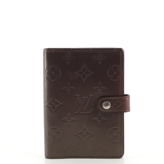 Louis Vuitton Mat Ring Agenda Cover Monogram Vernis PM