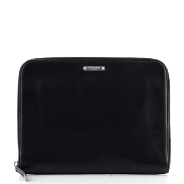 Saint Laurent Zip Around Document Holder Leather