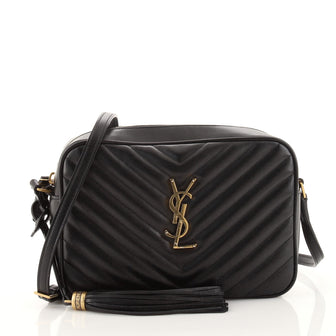 Saint Laurent Lou Camera Bag Matelasse Chevron Leather Small
