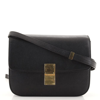 Celine Classic Box Bag Grainy Leather Medium