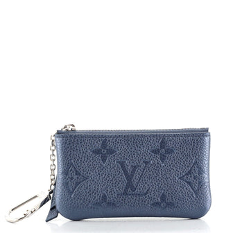 Louis Vuitton Zip Key Pouch Monogram Empreinte Leather