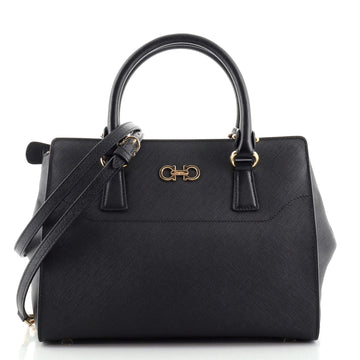 Salvatore Ferragamo Beky Tote Saffiano Leather Small