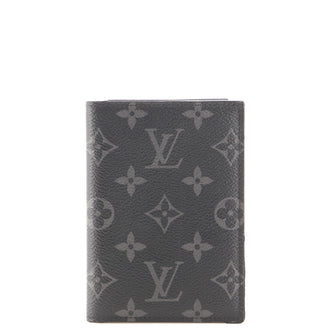 Louis Vuitton Passport Cover Monogram Eclipse Canvas