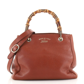 Gucci Bamboo Shopper Tote Leather Mini