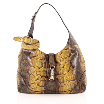 Gucci Jackie Original Shoulder Bag Python Medium