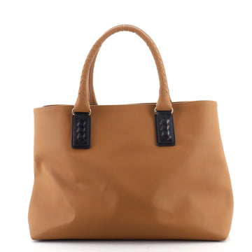 Bottega Veneta Marco Polo Tote Rubberized Canvas Medium