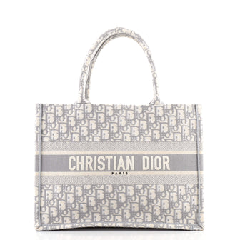 Christian Dior Book Tote Oblique Canvas Small
