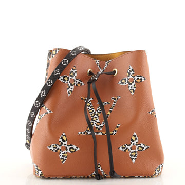 Louis Vuitton NeoNoe Handbag Limited Edition Jungle Monogram Giant
