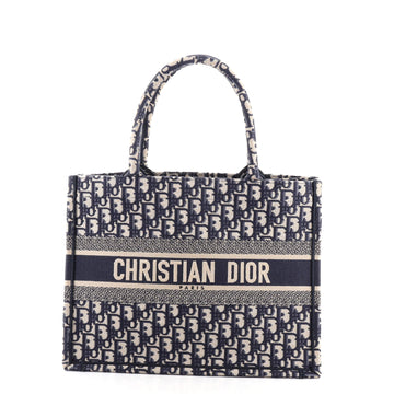 Christian Dior Book Tote Oblique Canvas Small