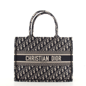 Christian Dior Book Tote Oblique Canvas Small