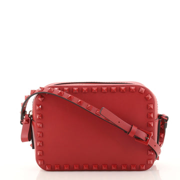 Valentino Rockstud Camera Crossbody Bag Leather