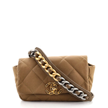 Chanel 19 Belt Bag Quilted Canvas