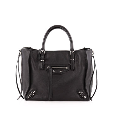 Balenciaga Papier A4 Zip Around Classic Studs Handbag Leather Mini