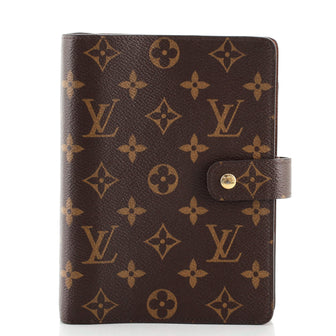 Louis Vuitton Ring Agenda Cover Monogram Canvas MM