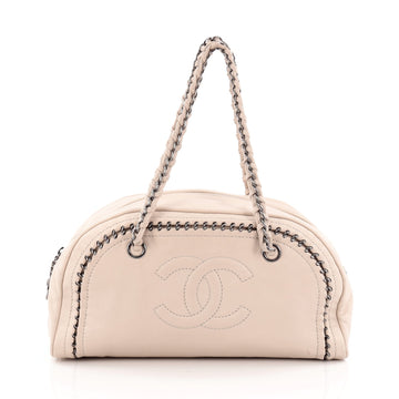 Chanel Luxe Ligne Bowler Bag Leather Medium