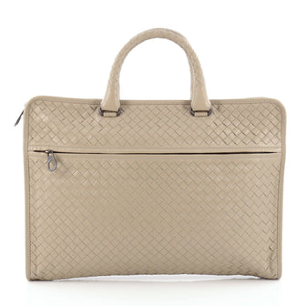 Bottega Veneta Soft Slim Briefcase Intrecciato Nappa