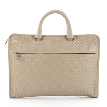 Bottega Veneta Soft Slim Briefcase Intrecciato Nappa