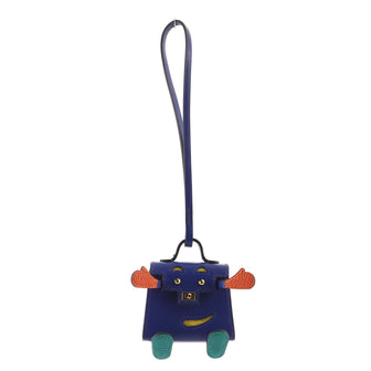 Hermes Kelly Dole Bag Charm Tadelakt with Chevre Mysore