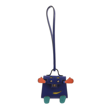 Hermes Kelly Dole Bag Charm Tadelakt with Chevre Mysore