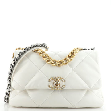 Chanel 19 Flap Bag Quilted Lambskin Large