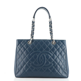 Chanel Grand Shopping Tote Quilted Caviar