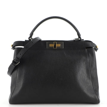 Fendi Peekaboo Bag Soft Leather Regular