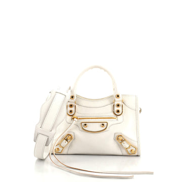 Balenciaga City Classic Studs Bag Leather Mini
