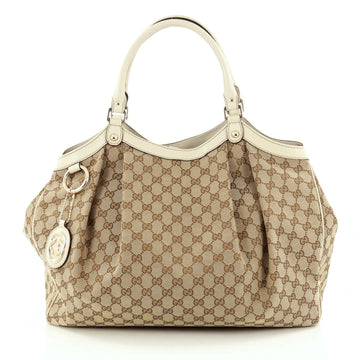 Gucci Sukey Tote GG Canvas Large