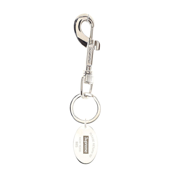 Tiffany & Co. Return to Supreme Oval Tag Key Chain Sterling Silver