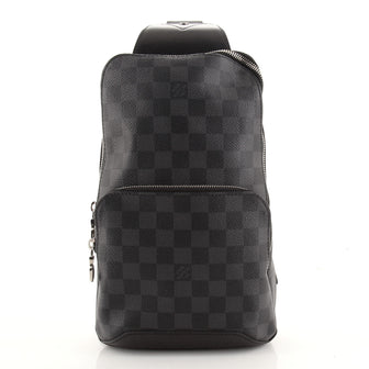 Louis Vuitton Avenue Sling Bag Damier Graphite Black 1325213