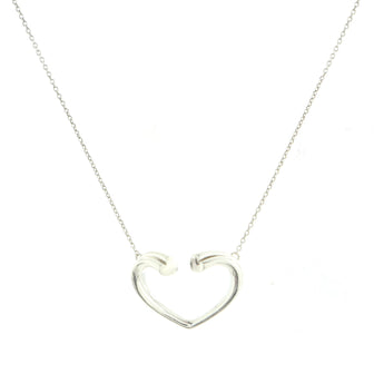 Tiffany & Co. Paloma Picasso Tenderness Heart Pendant Necklace Sterling Silver