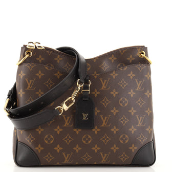 Louis Vuitton Odeon NM Handbag Monogram Canvas and Leather MM