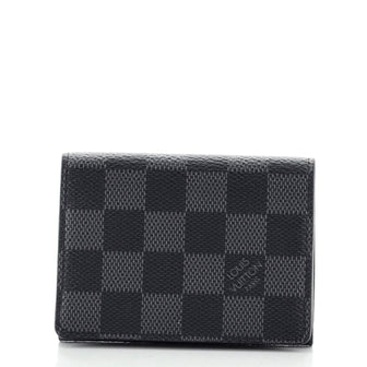 Louis Vuitton Envelope Business Card Holder Damier Graphite